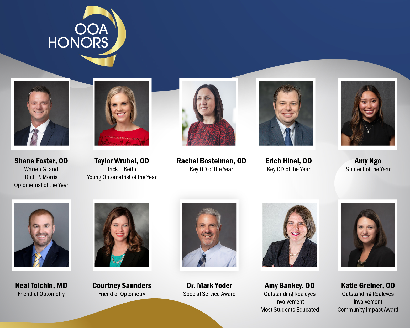 2025 Ooa Honor Award Grid